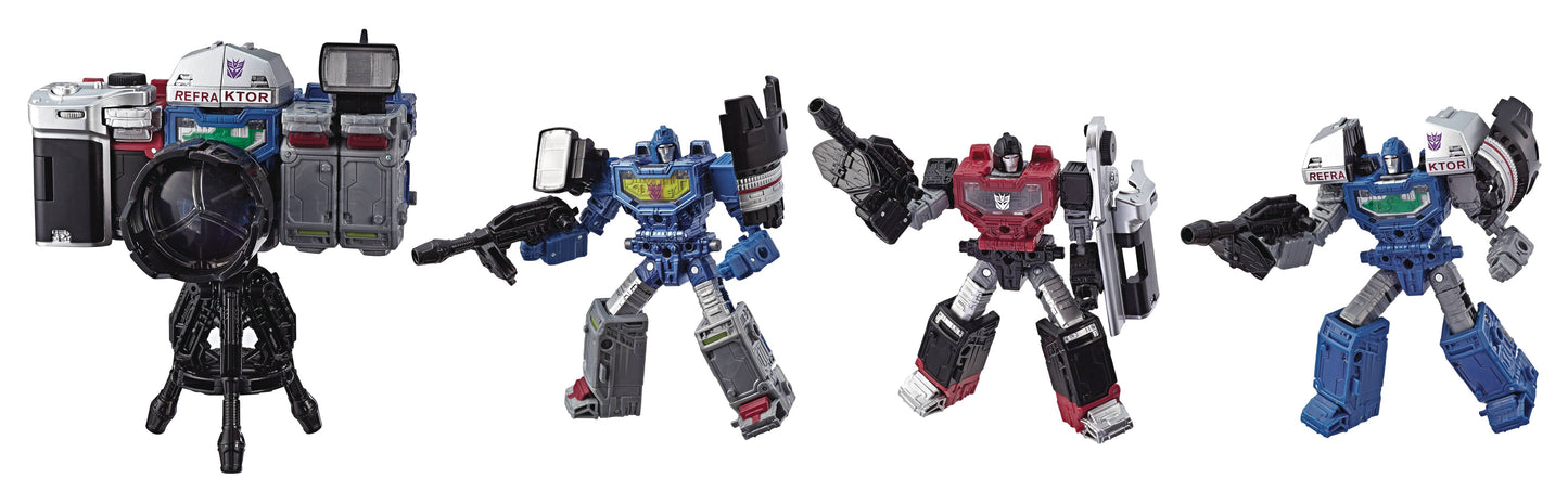 Transformers Generations War for Cybertron: Siege Deluxe Refraktor 3-Pack (G1 Toy Colors) - Exclusive