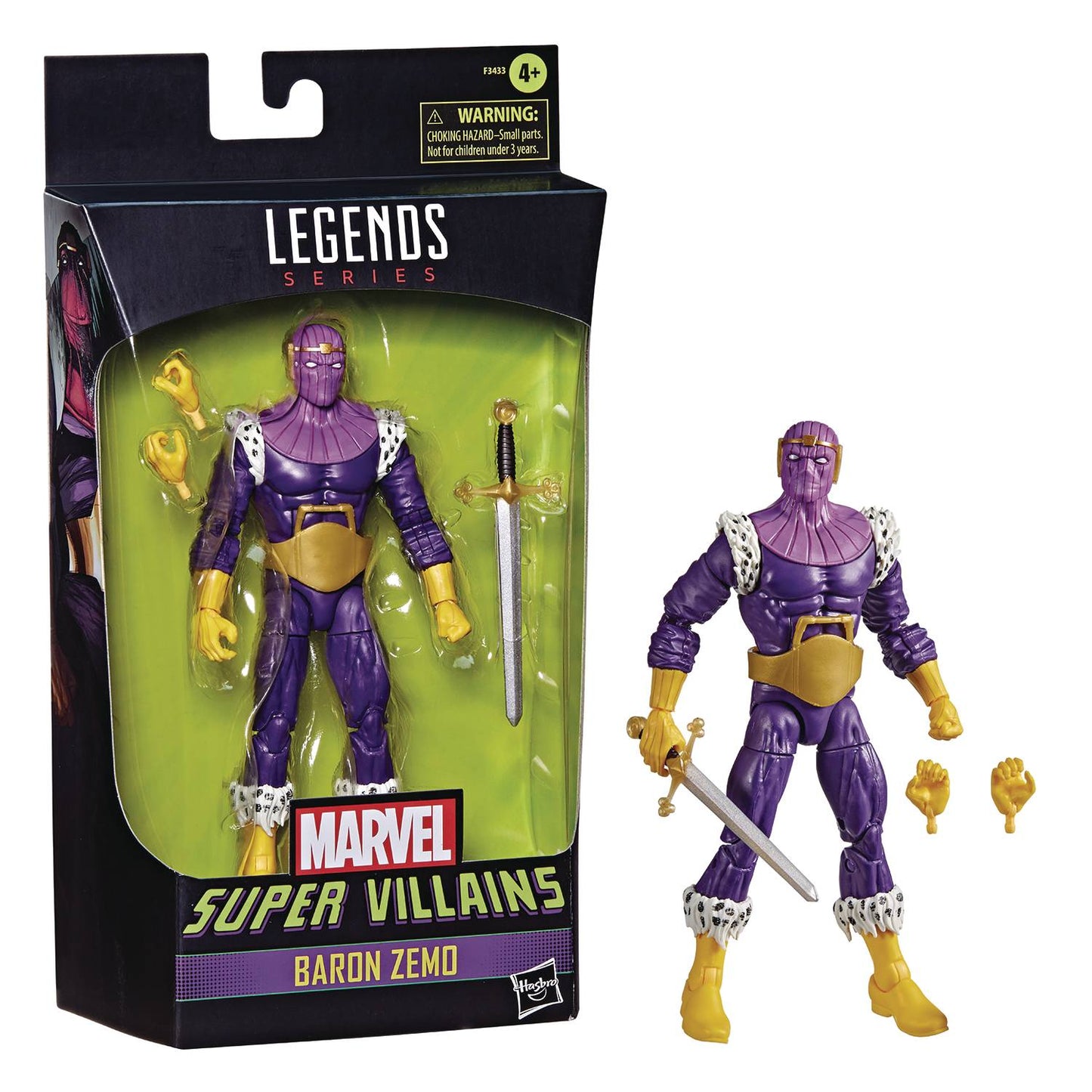 MARVEL LEGENDS BARON ZEMO - EXCLUSIVE