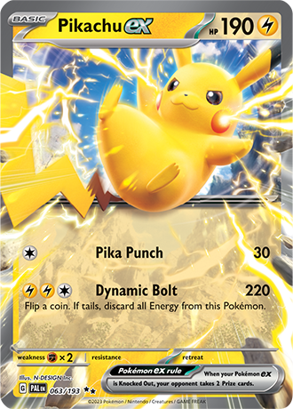 Pikachu ex 063/193
