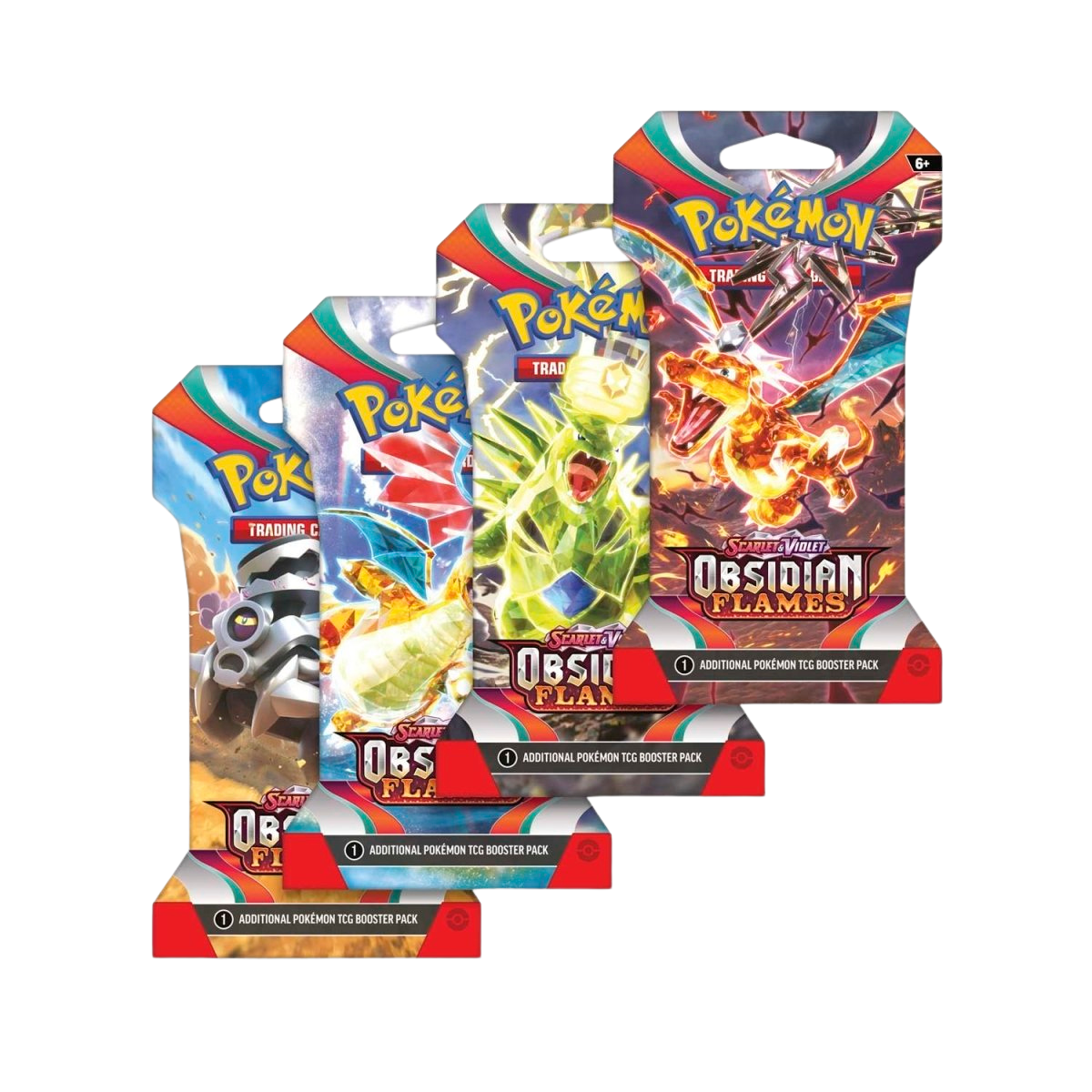 Obsidian Flames Sleeved Booster Pack
