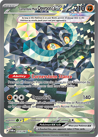 Cornerstone Mask Ogerpon ex 215/167