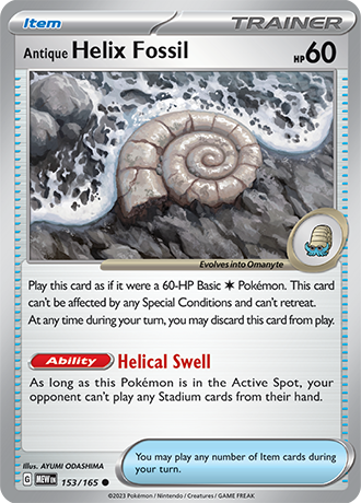 Antique Helix Fossil 153/165