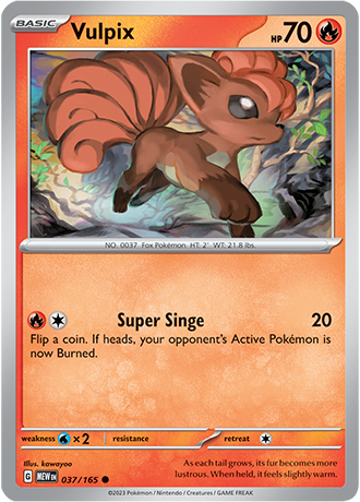 Vulpix 037/165