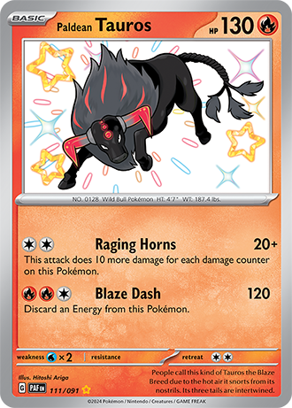 Paldean Tauros 111/091