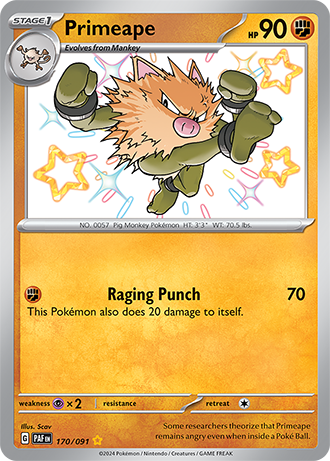Primeape 170/091