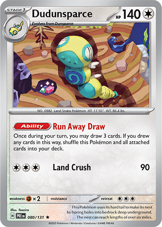 Dudunsparce 080/131