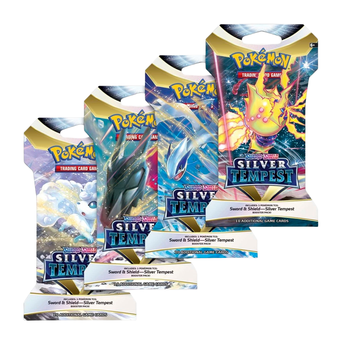 Silver Tempest Sleeved Booster Pack