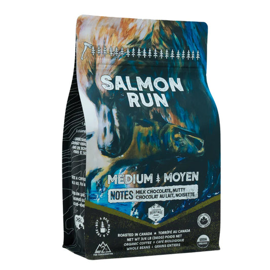 Salmon Run Organic Coffee - Canadian Heritage Roasting Co.