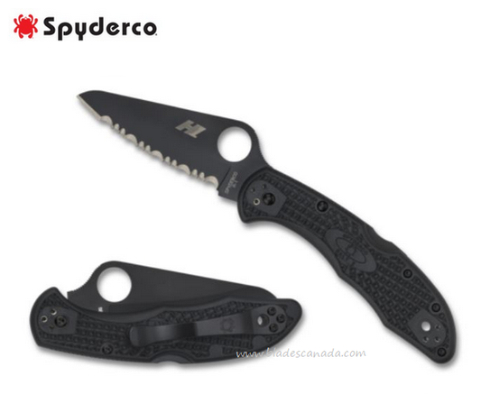 Spyderco Salt® 2 FRN Black/Black Blade