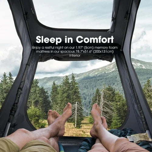 San Hima Hotham Aluminum Rooftop Tent - Lightweight Triangle RTT