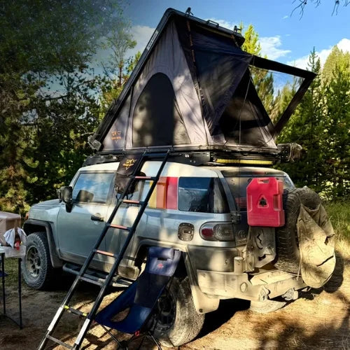 San Hima Hotham Lite Aluminum Rooftop Tent - Lightweight Slim Triangle Tent