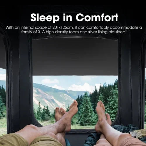 San Hima Hotham X Rooftop Tent - Elevated Triangle Tent