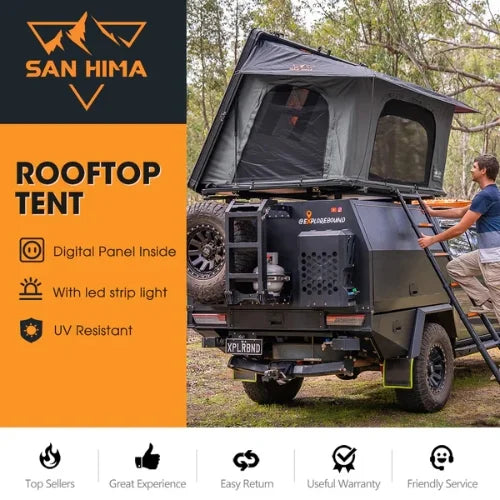 San Hima Kalbarri Side Gen 2 Rooftop Tent - Lightweight Triangle RTT