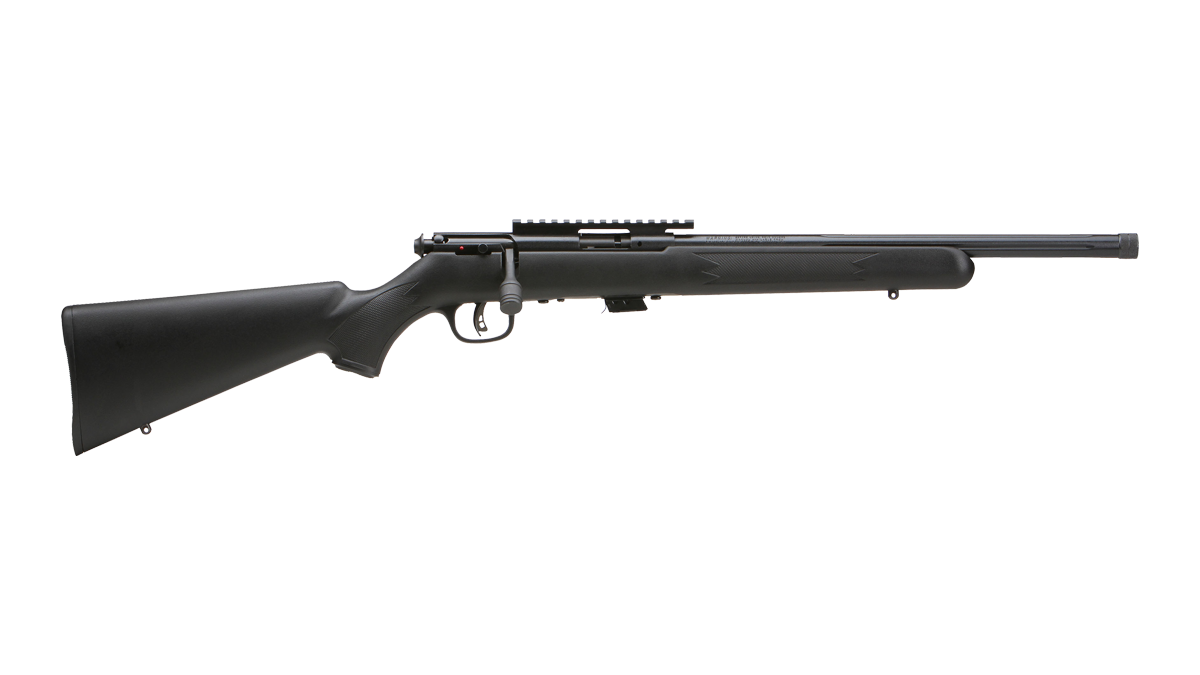 Savage Rifle - Mark II FV-SR, 21 Sharp, Black Synthetic, 16.5" Threaded Bbl