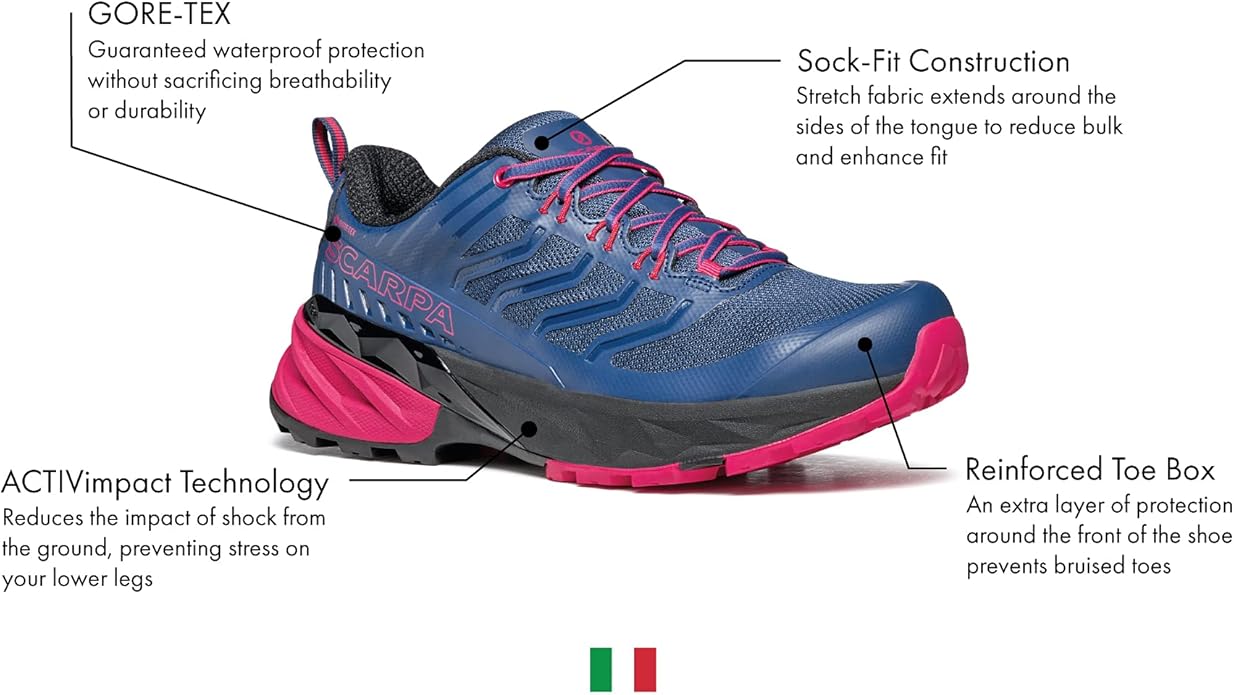 Scarpa Women's Rush GTX Waterproof Hiking Shoes Sizes 38 & 41