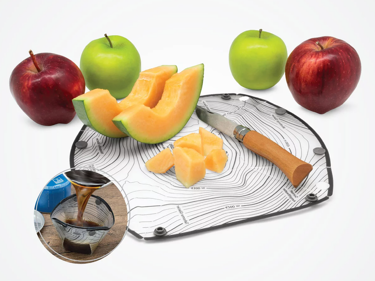 Fozzils Snapfold Solo Pack 3-Piece Fold Flat Tableware Set