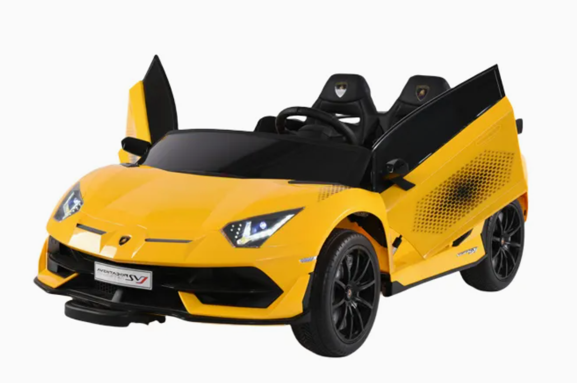 2026 Lamborghini Aventador SVJ 24V XL 2 Seater Kids Ride On Car with Remote Control