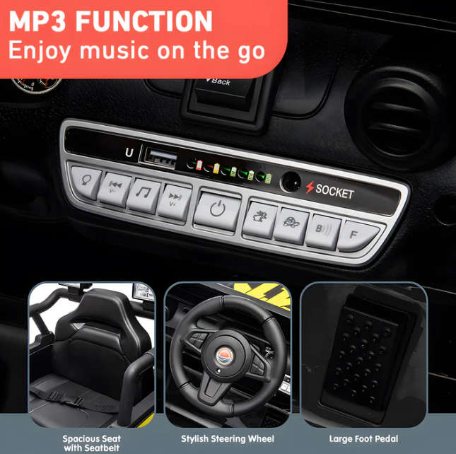 2026 12V Jeep Style Kids Ride On Car with Remote Control