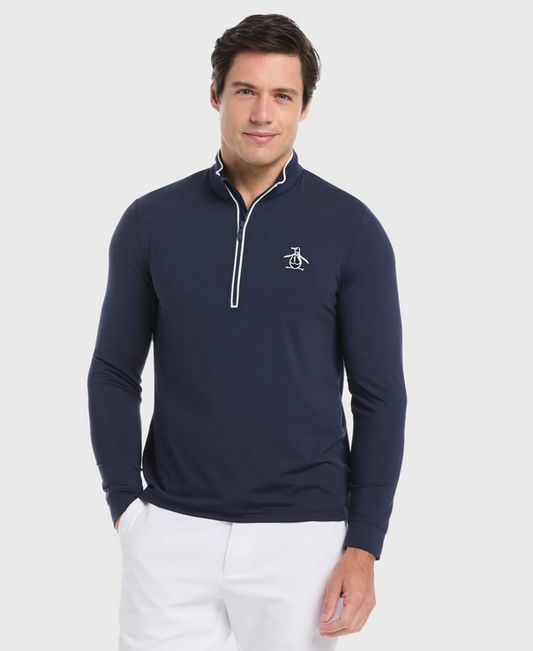 Quarter Zip Long Sleeve Sweater   Style#OGKSE004