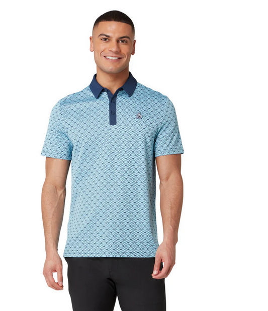 Bohemian Jacquard Short Sleeve Polo  Style#0GKSF030