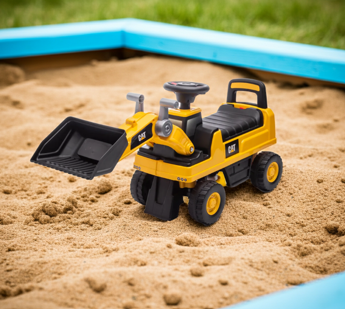 2026 CAT Excavator Foot to Floor Ride On Push Car for Age 1 to 3