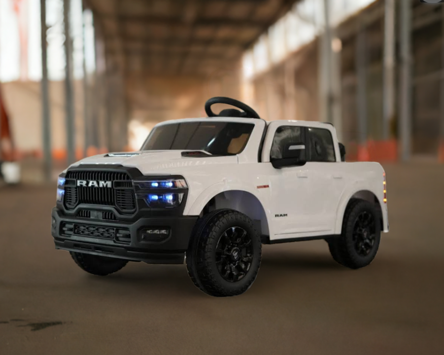 2026 Dodge Ram 24V 2 Seater Kids Ride On Car with Remote Control