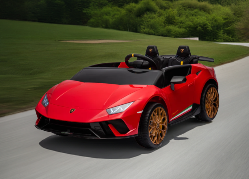 2026 Lamborghini Huracan 24V 2 Seater DELUXE Kids Ride On Car with Remote Control