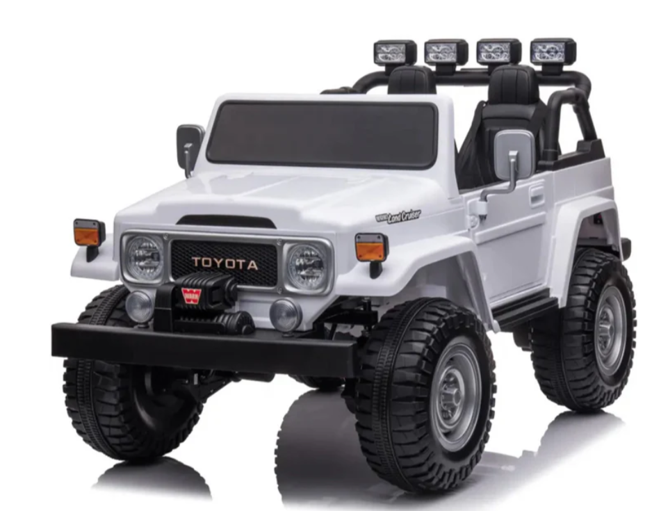 2026 24V Toyota FJ-40 2 Seater Kids Ride On Car with Remote Control DELUXE