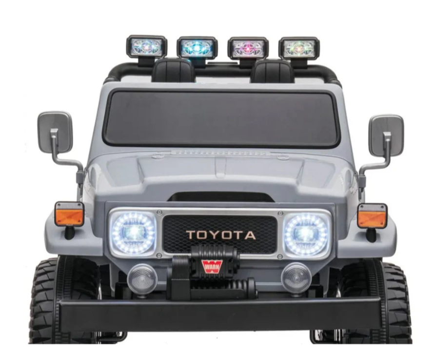2026 24V Toyota FJ-40 2 Seater Kids Ride On Car with Remote Control DELUXE