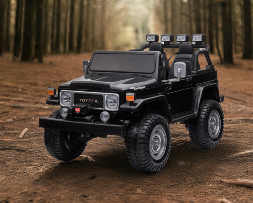 2026 24V Toyota FJ-40 2 Seater Kids Ride On Car with Remote Control DELUXE