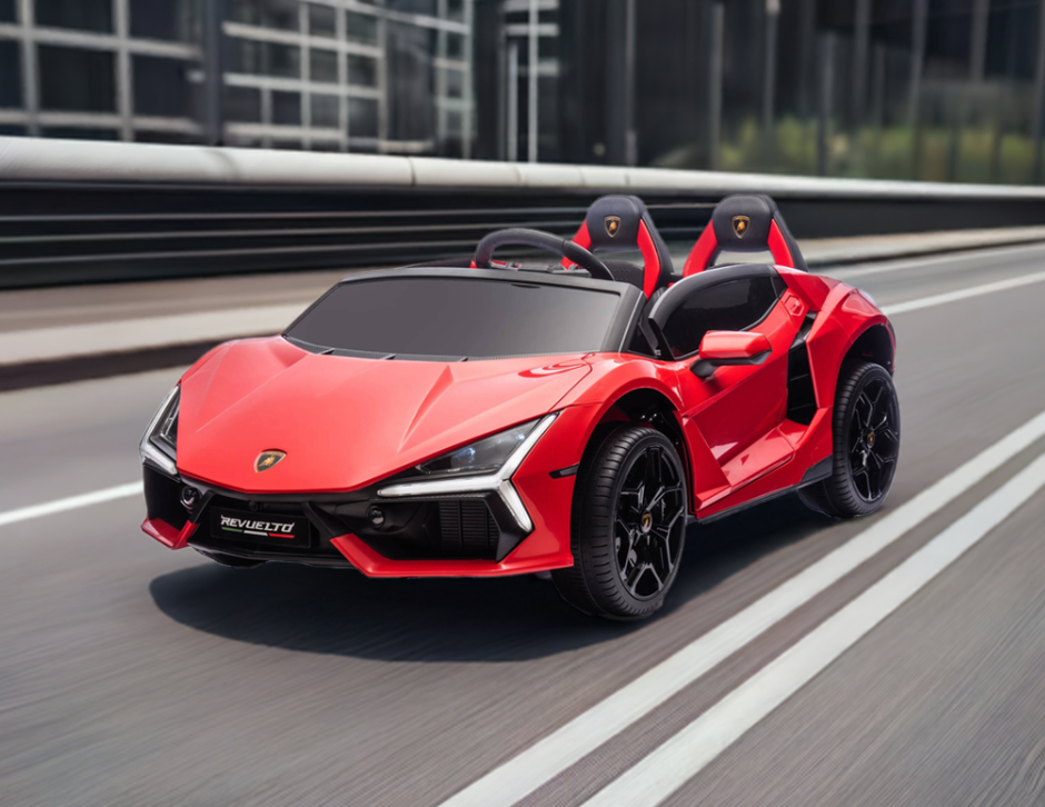 24V Lamborghini Revuelto 4x4 2 Seater Kids Ride On Car with Remote Control