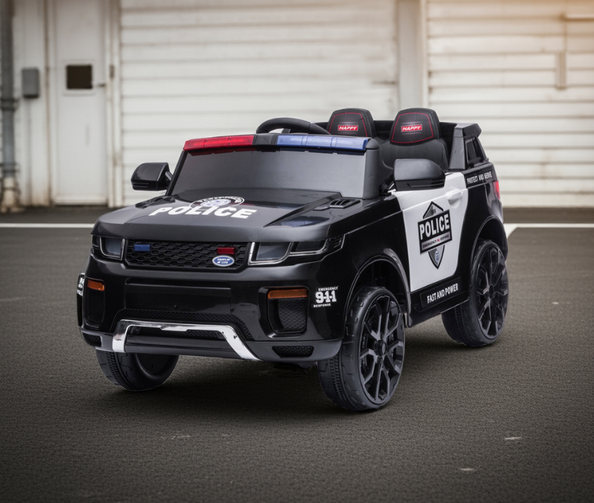 2026 Police Range Rover Style 12V Kids Ride On Car with Remote Control and Walkie Talkie