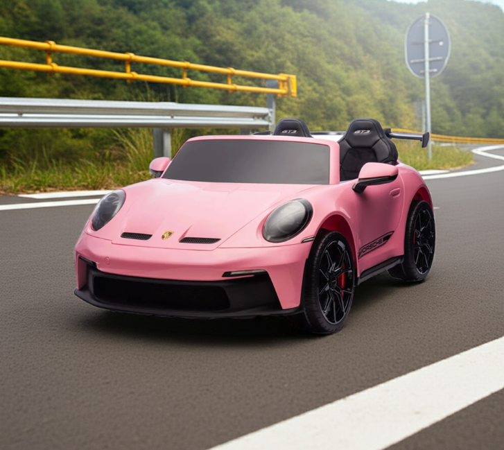2026 24V Porsche 911 GT3 2 Seater Kids Ride On Car - NEW Silent Motor