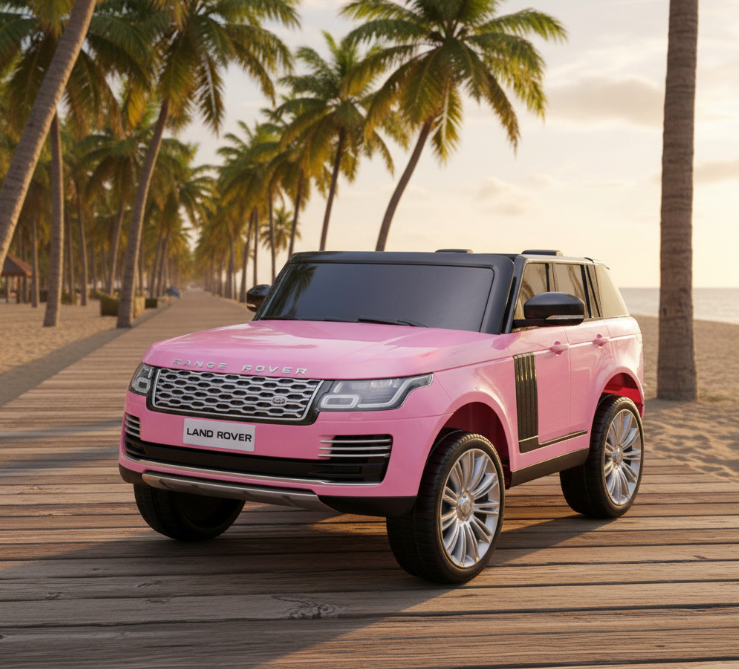2026 Range Rover HSE 2 Seater 24V Kids Ride On Car With Remote Control DELUXE MODEL WITH LEATHER SEATS AND RUBBER TIRES