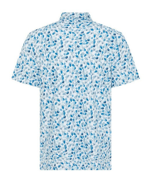 Coconut Caddy "Pete's" Print Polo    Style #OGKSF022