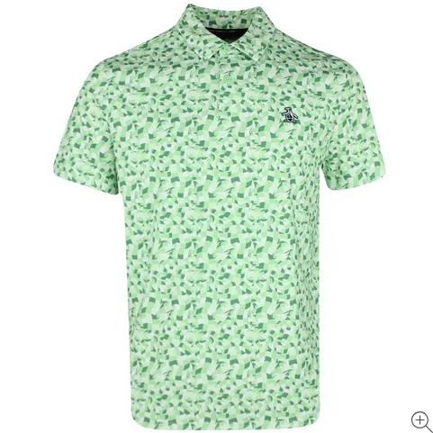 Underwater Mosaic Print Polo   Style#OGKSF027