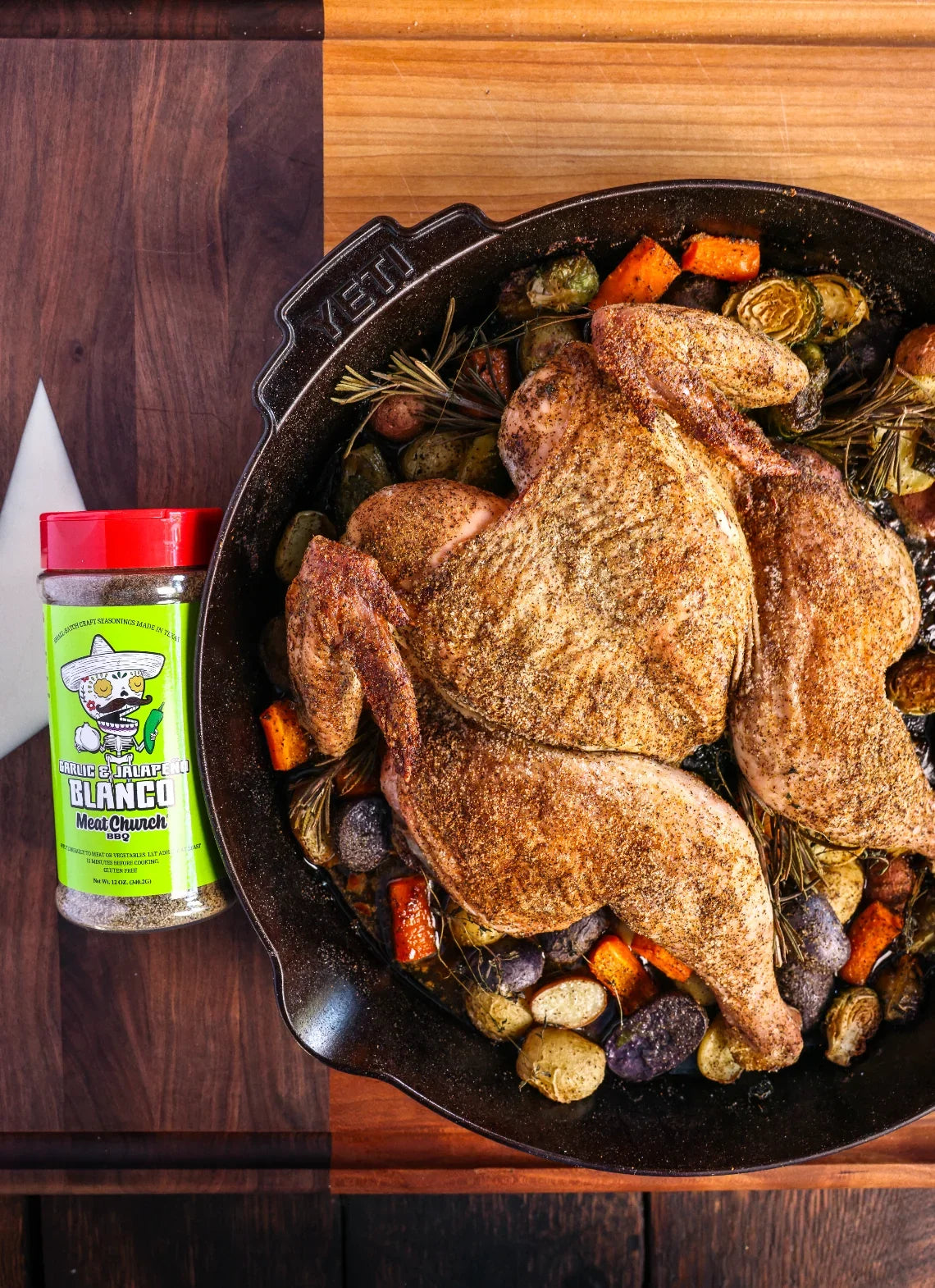 Meat Church Garlic & Jalapeño BLANCO Seasoning – 12 oz