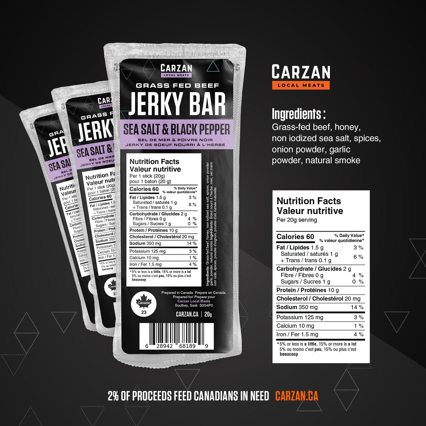 Fuel the Crew Jerky Bar Box