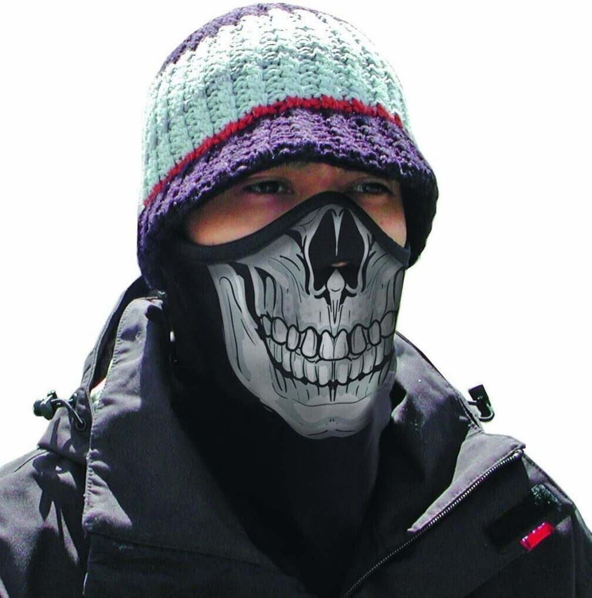 Seirus Unisex Softshell ComboDanas Windproof Waterproof Face Mask or Neck Gaiter