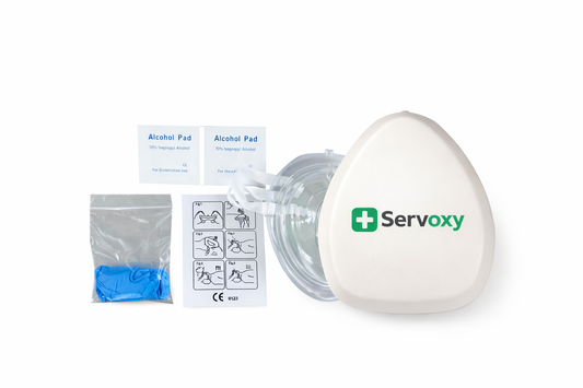 Servoxy CPR Pocket Mask with One-Way Valve