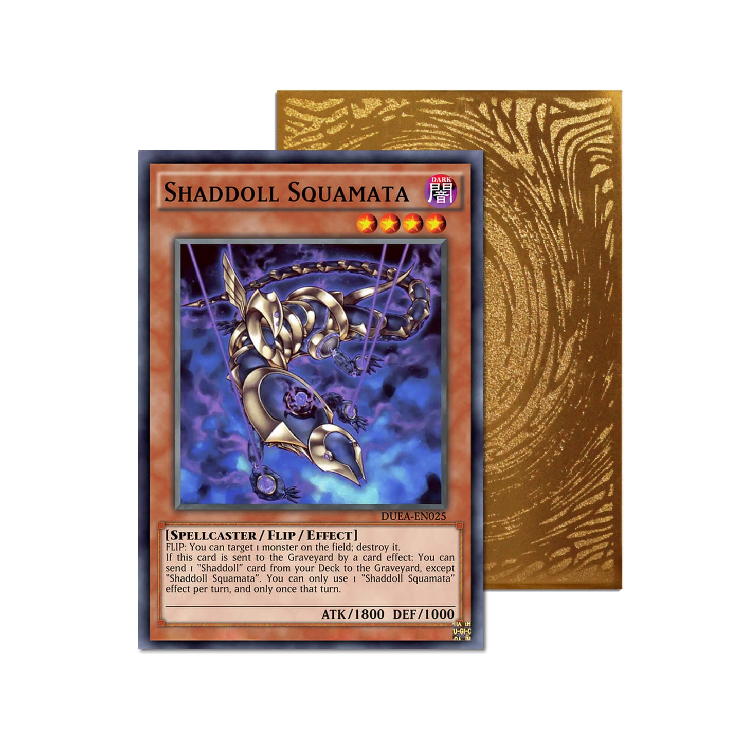 Shaddoll Squamata Metal Orica Card