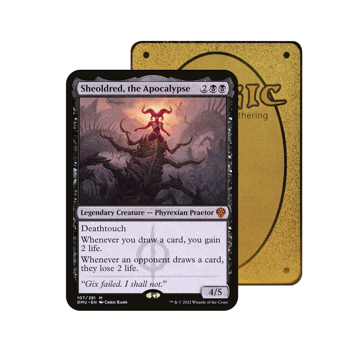 Sheoldred, the Apocalypse Metal Orica Card