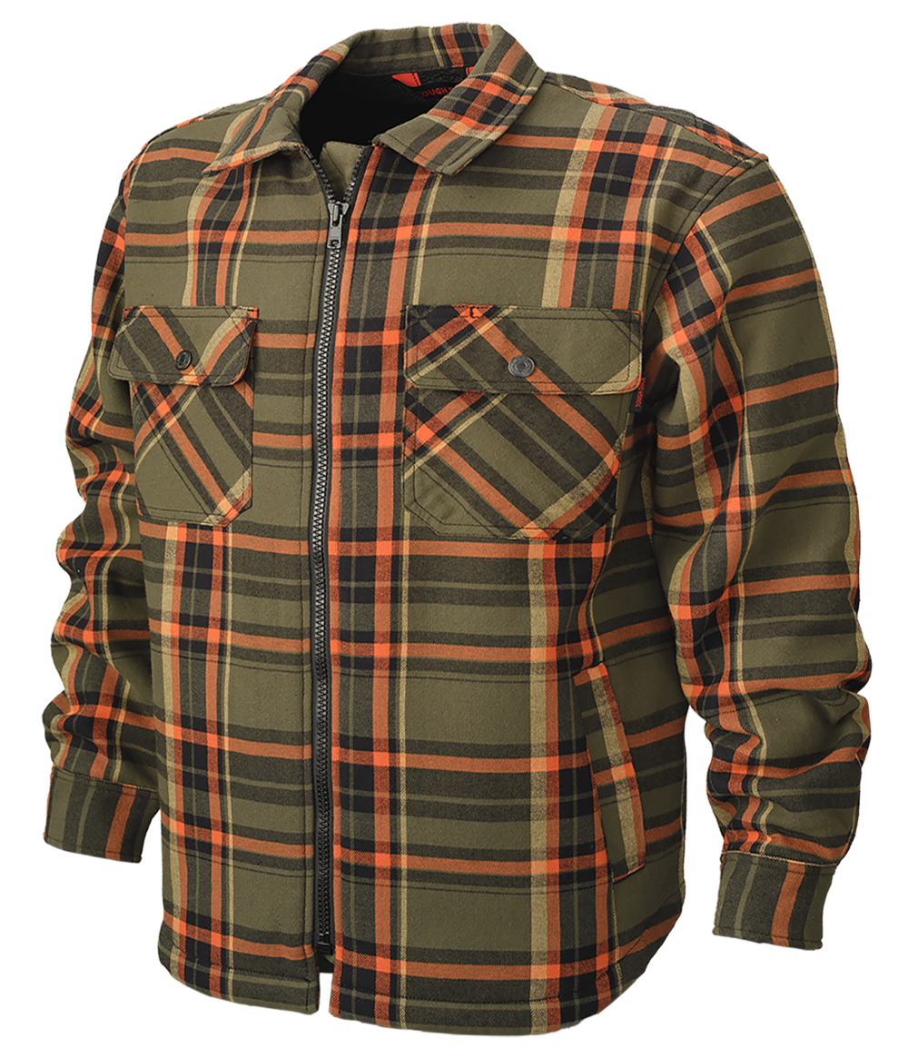 Sherpa Bonded Flannel Jac-Shirt