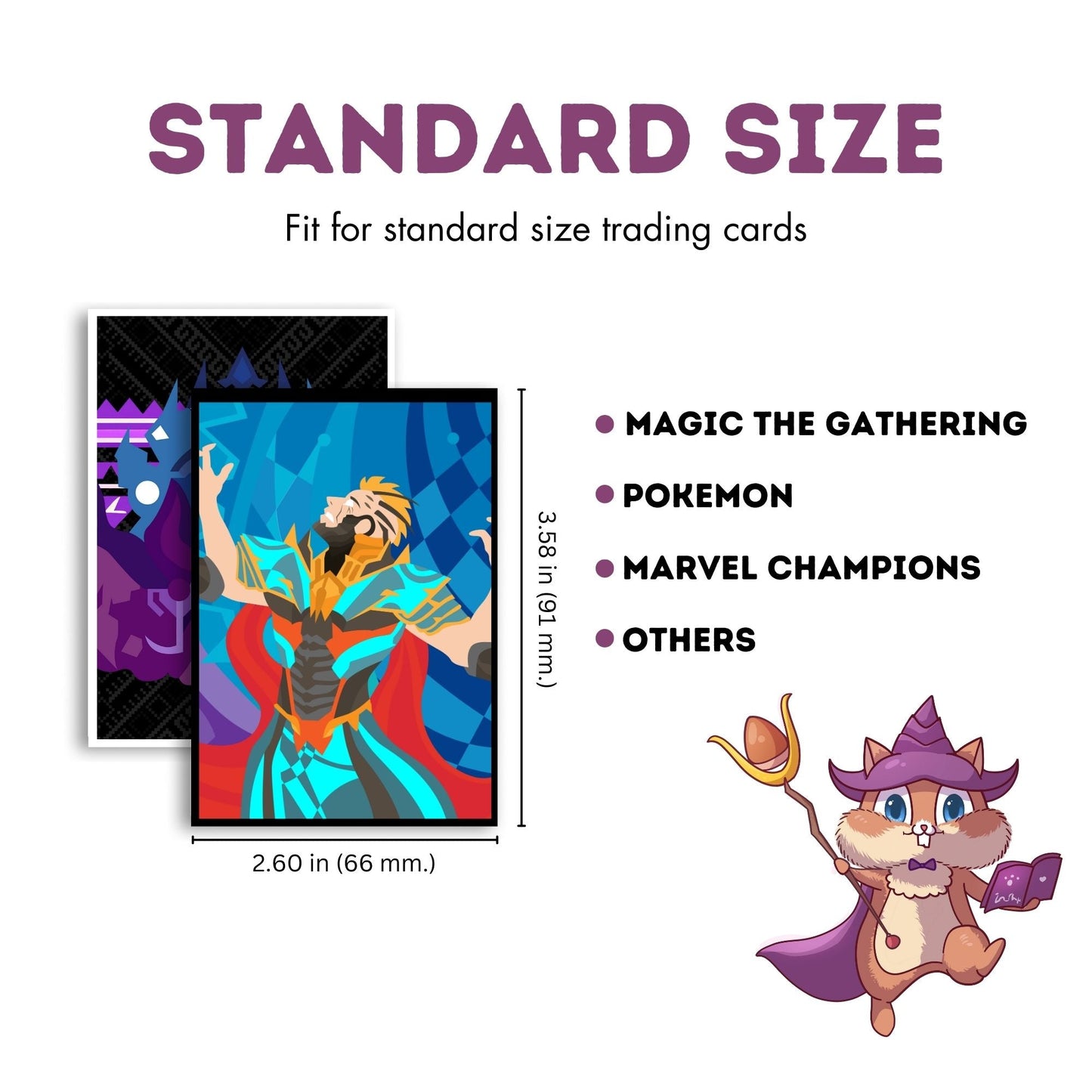 Legendary Fire King Ponix Card Sleeves