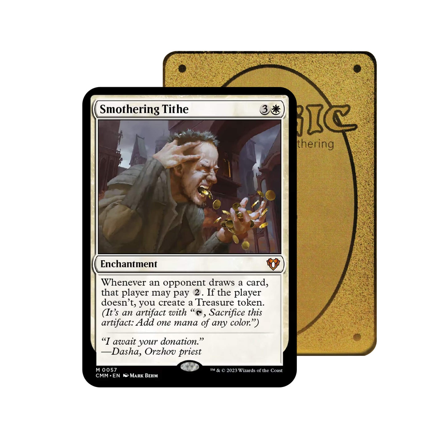 Smothering Tithe Metal Orica Card