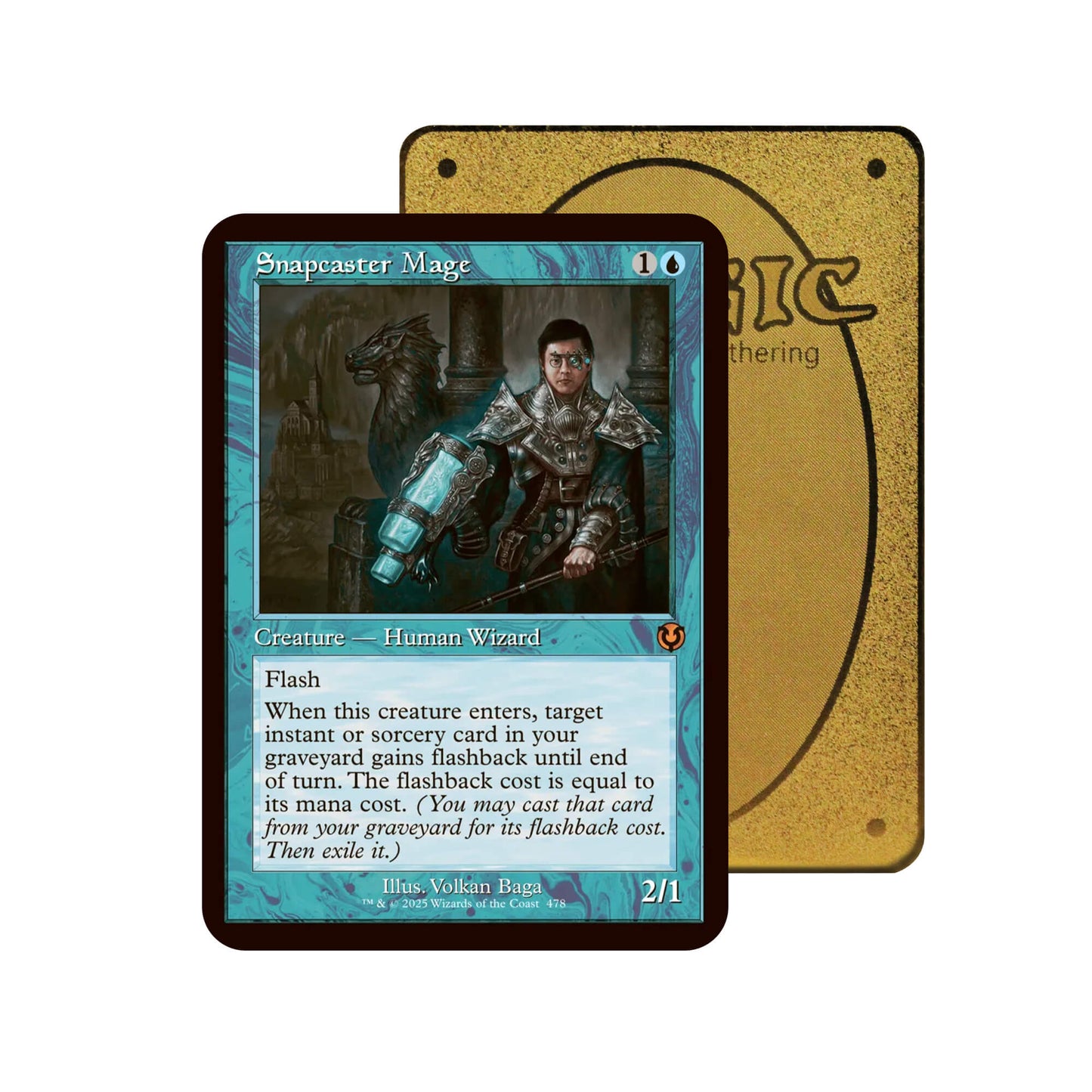 Snapcaster Mage Metal Orica Card
