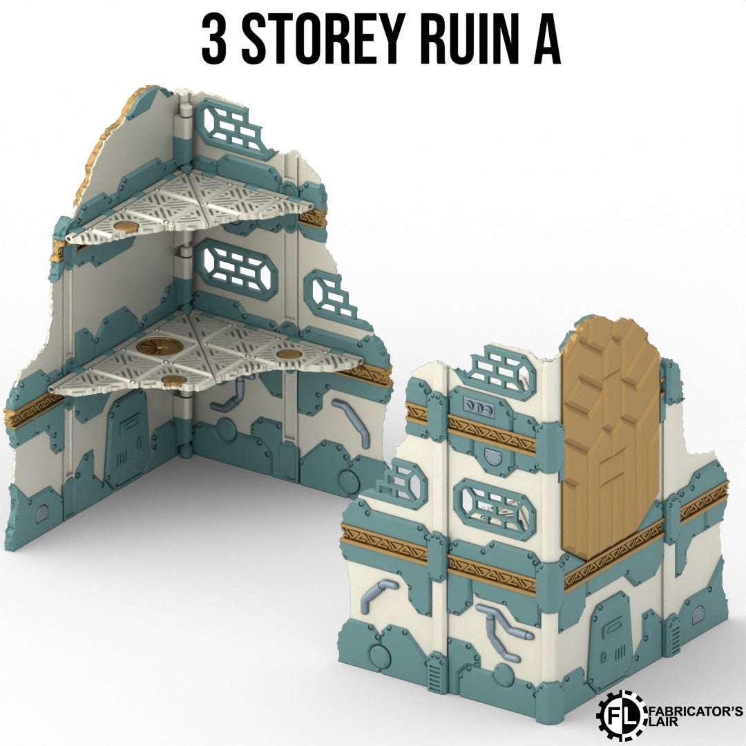 11th Edition Foldable terrain - Space Dwarf Set