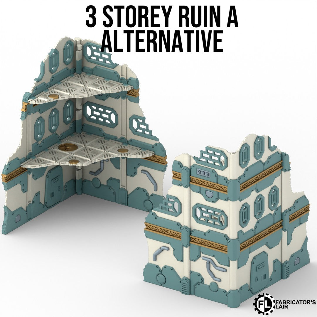 11th Edition Foldable terrain - Space Dwarf Set