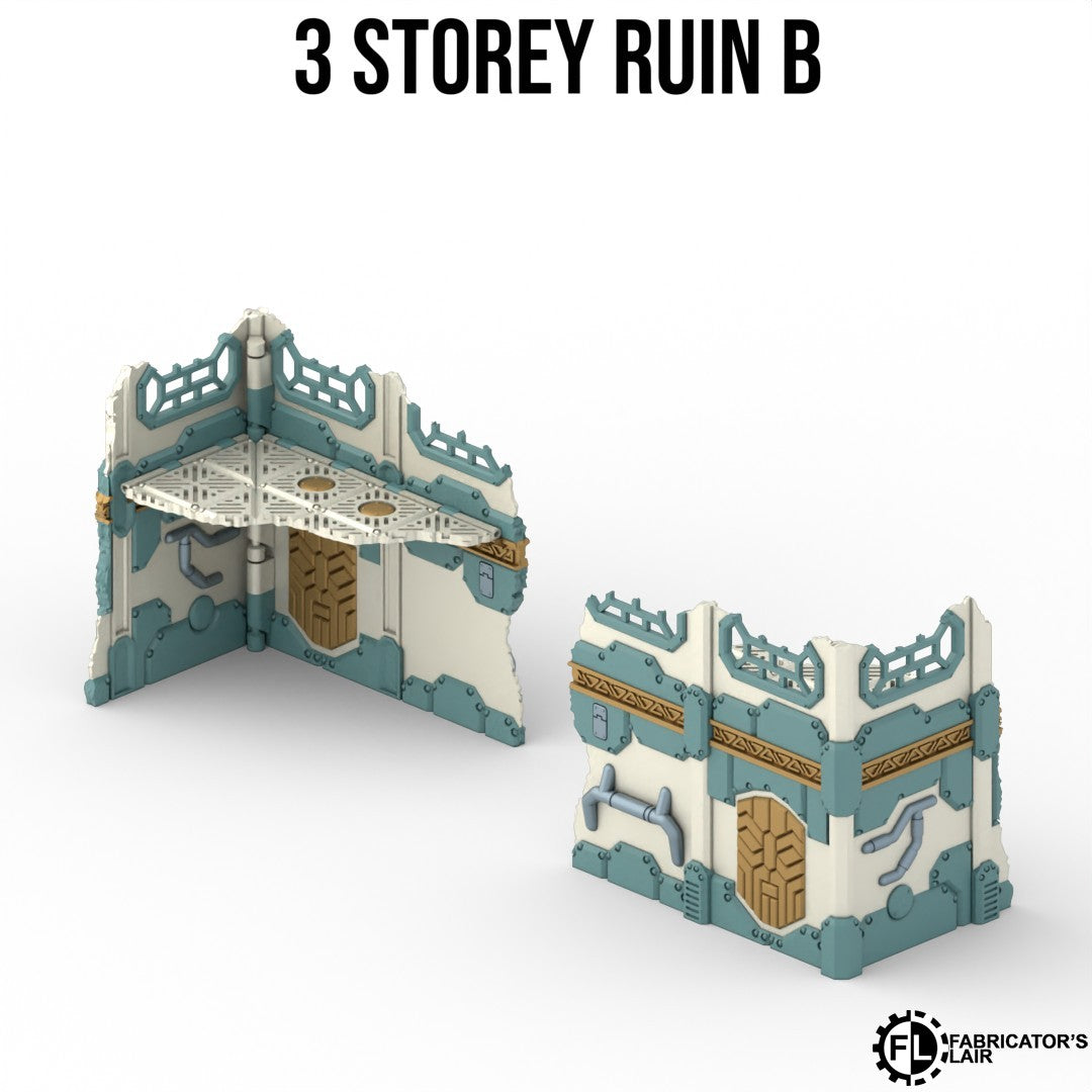 11th Edition Foldable terrain - Space Dwarf Set
