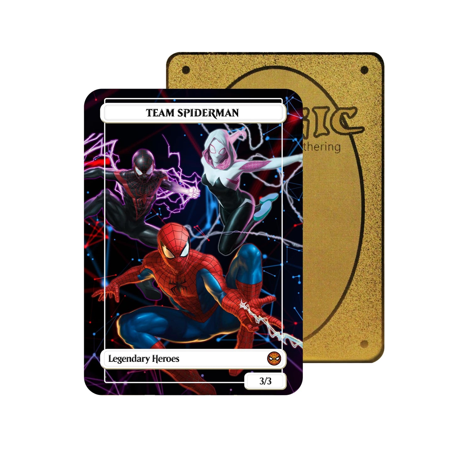 Spiderman Multiverse Metal Orica Card